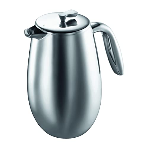 34 oz Insulated Double Wall Stainless Steel French Press Coffee Maker H1978