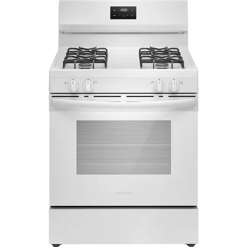 4-Burner Freestanding Gas Range in White N3503