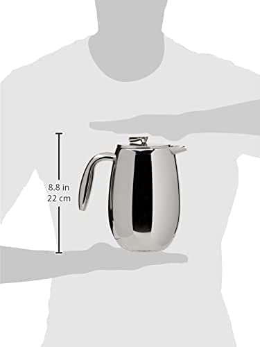 34 oz Insulated Double Wall Stainless Steel French Press Coffee Maker H1978