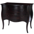 Brown 2 Drawer Chest D1841