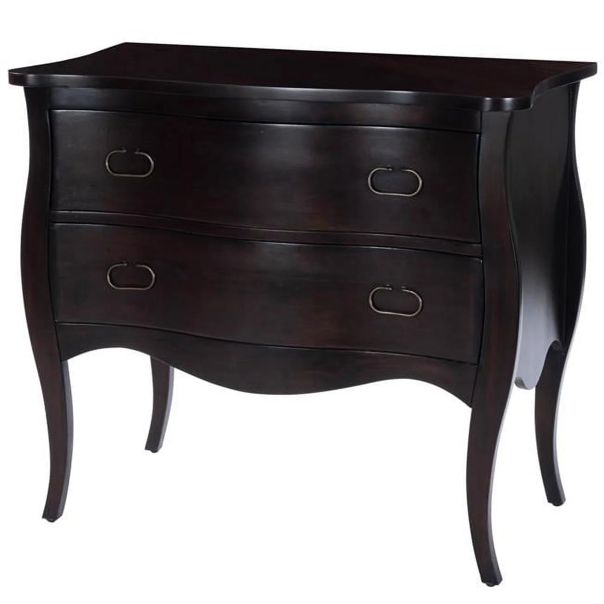 Brown 2 Drawer Chest D1841