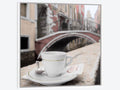 Framed Canvas Art White Floating Frame N608778