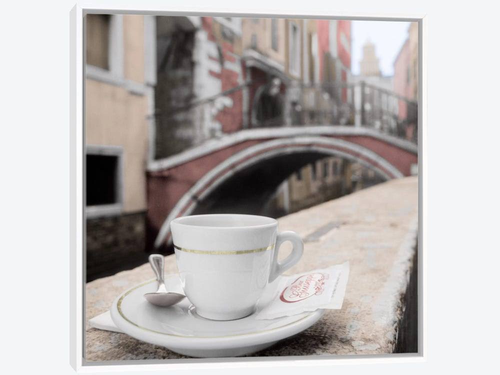 Framed Canvas Art White Floating Frame N608778