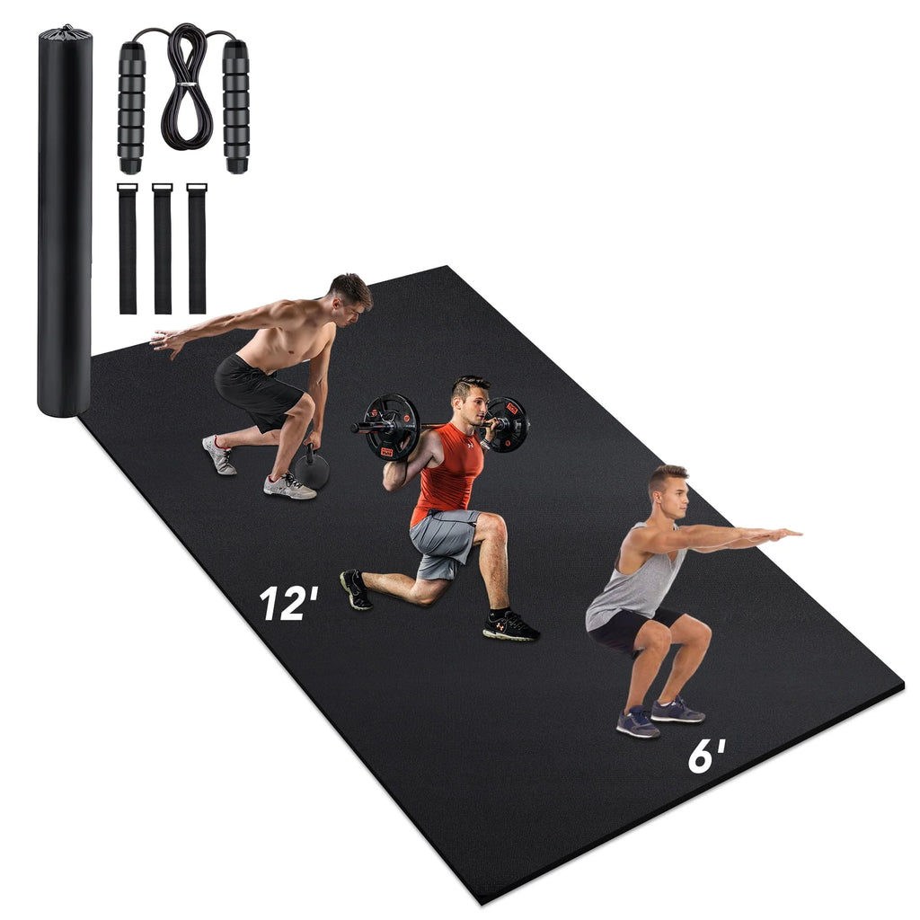 12'x6' Thick 7mm Large Exercise Mat C143