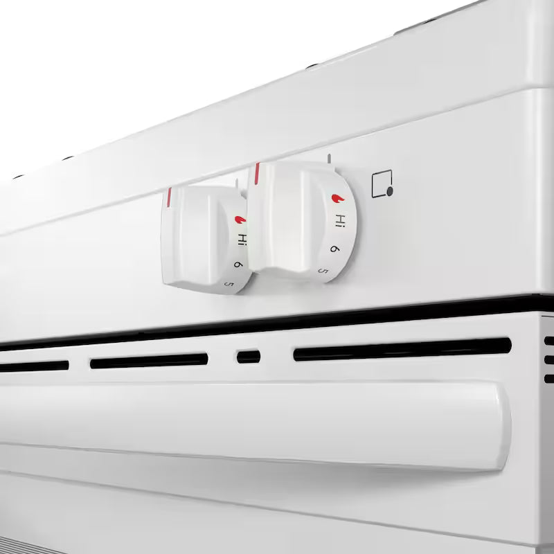 4-Burner Freestanding Gas Range in White N3503