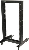 4ft 22U 2-Post Network Server Rack with Casters H586032