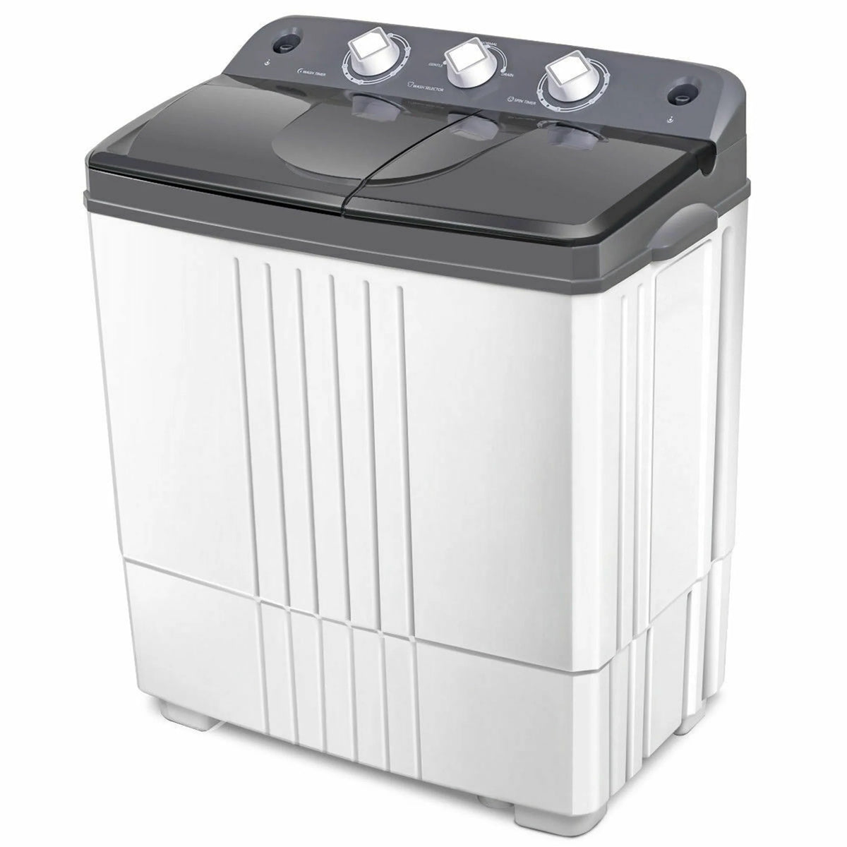 20 lbs Capacity Portable Twin Tub Washer Spinner N82361