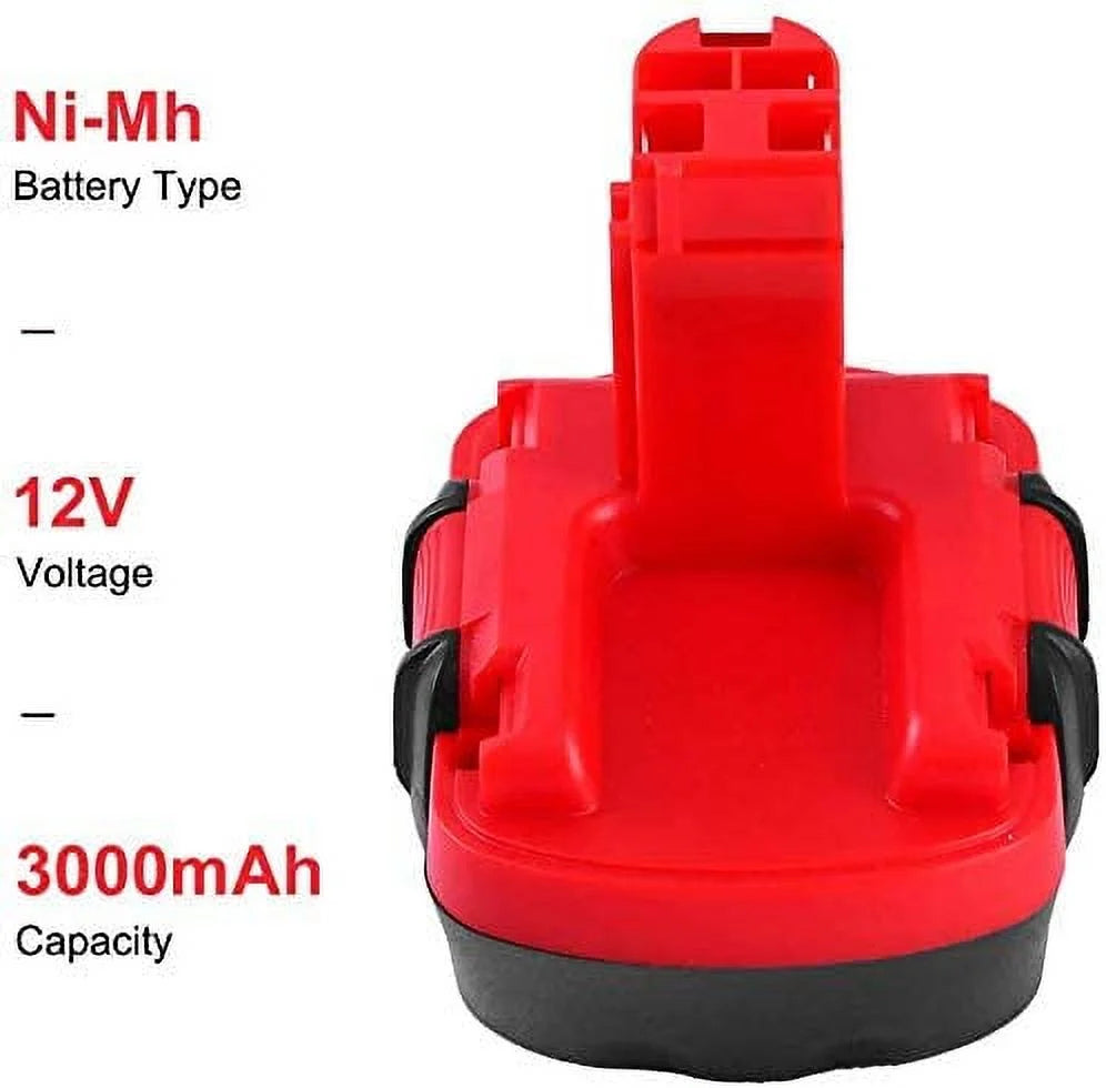 2 Pack 12V 3.0Ah Ni-MH Cordless Power Tool Battery Z427396