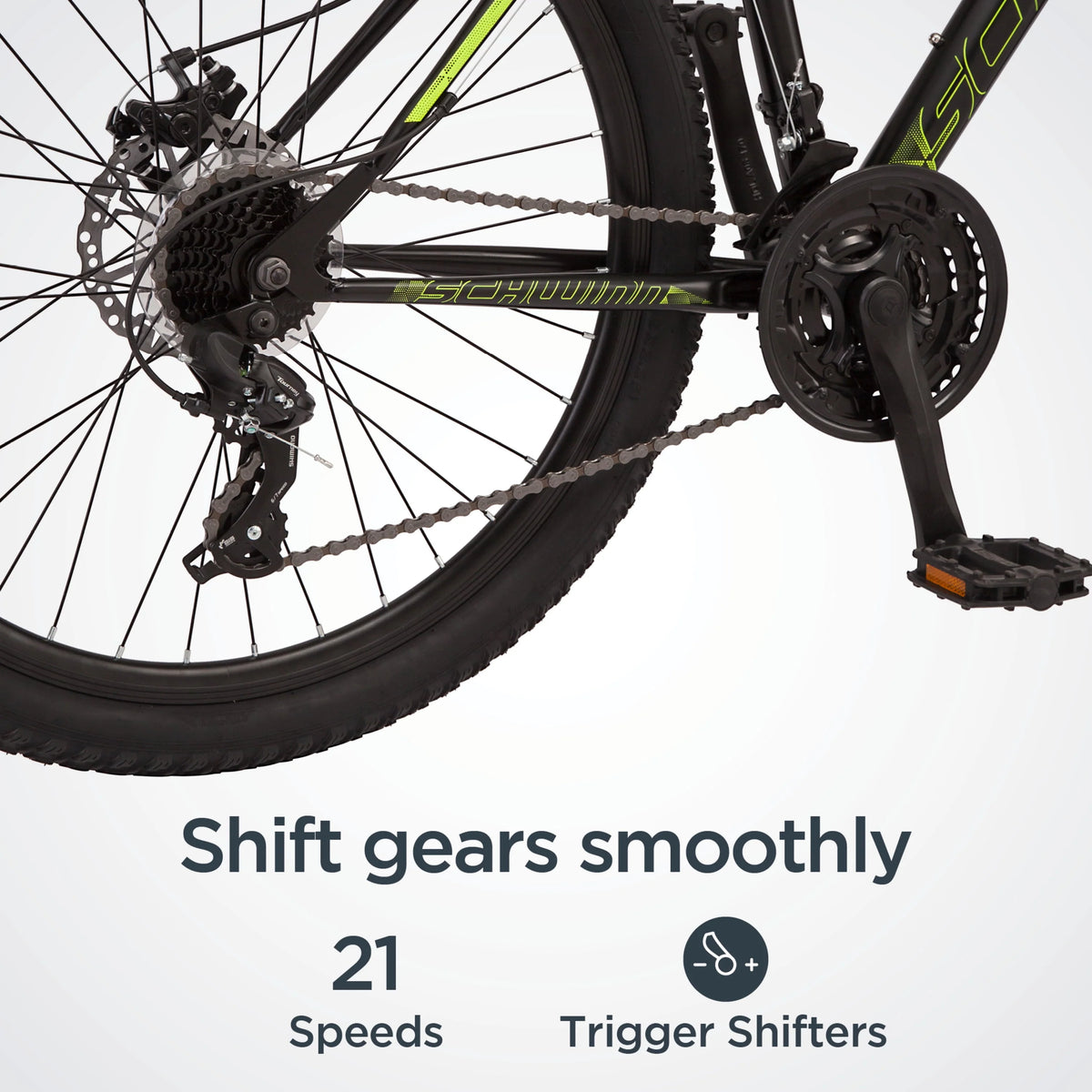 26-inch 21 Speed Black Mountain Bike P781