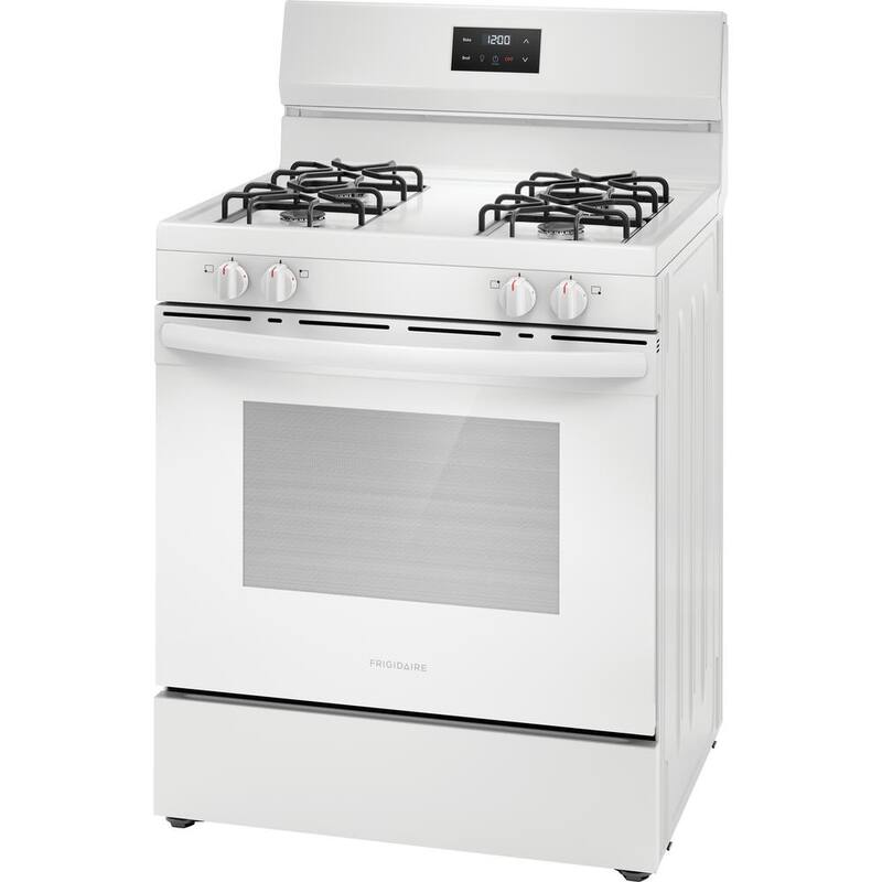 4-Burner Freestanding Gas Range in White N3503