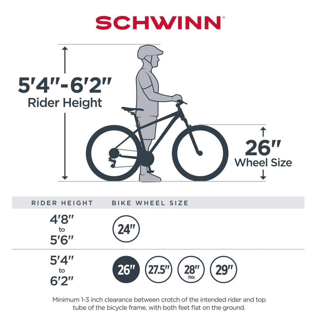 26-inch 21 Speed Black Mountain Bike P781