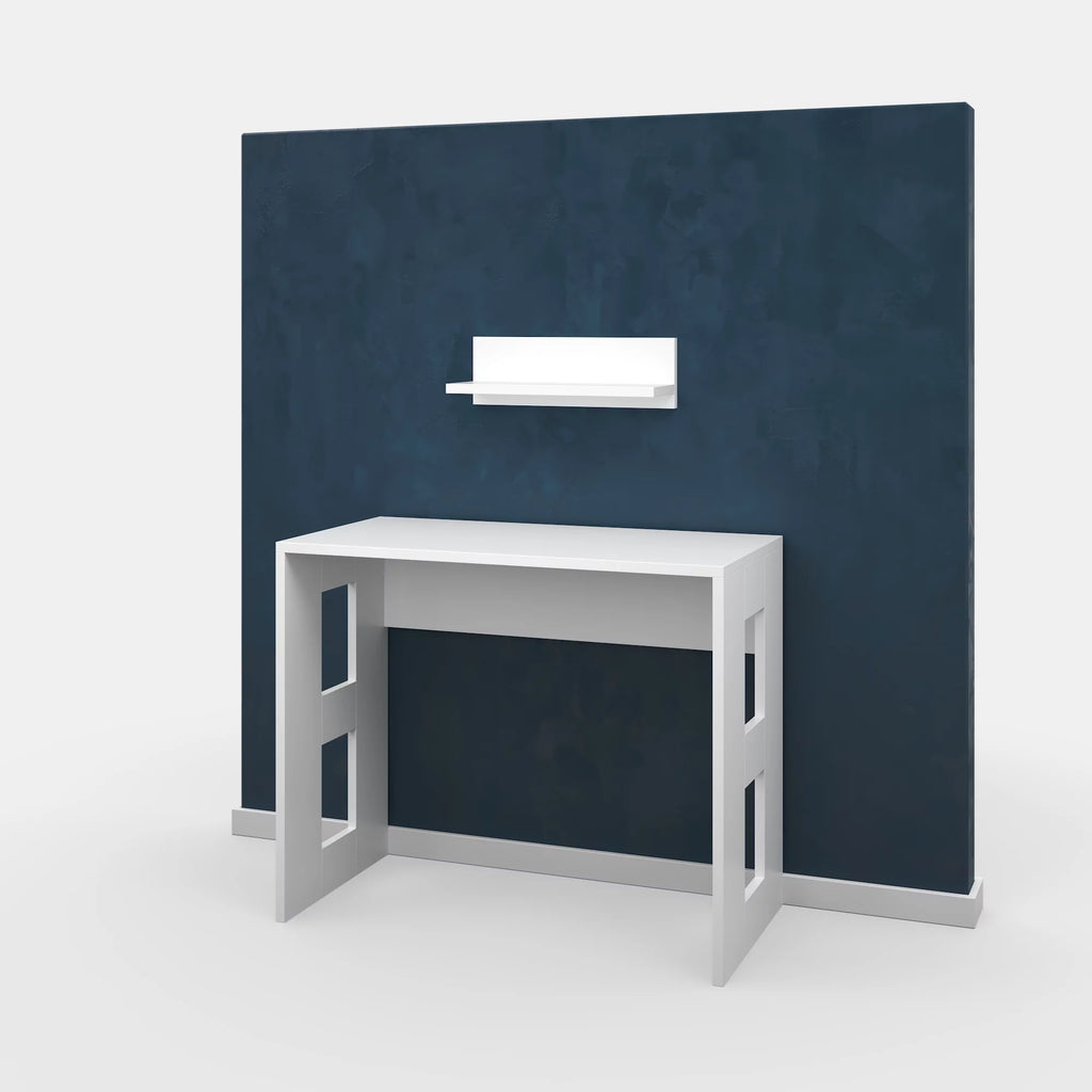 White Modern Desk S9125