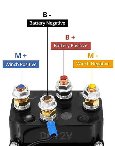 12V 250A Winch Solenoid Relay Contactor with Wireless Remote H28063