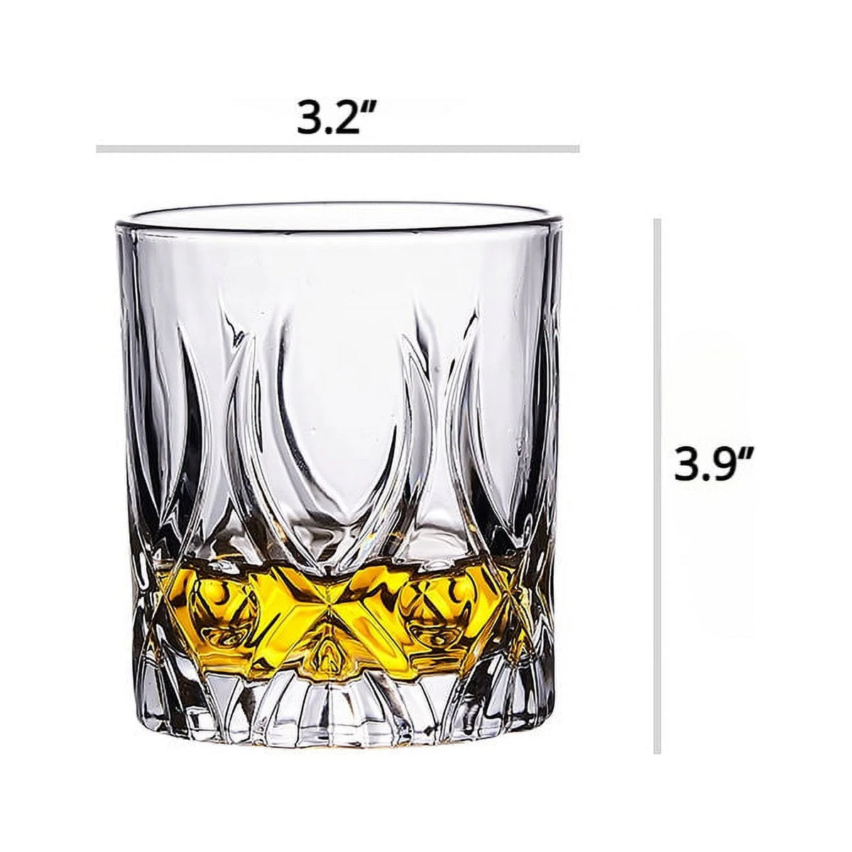 Whiskey Glasses Set of 4 S8387