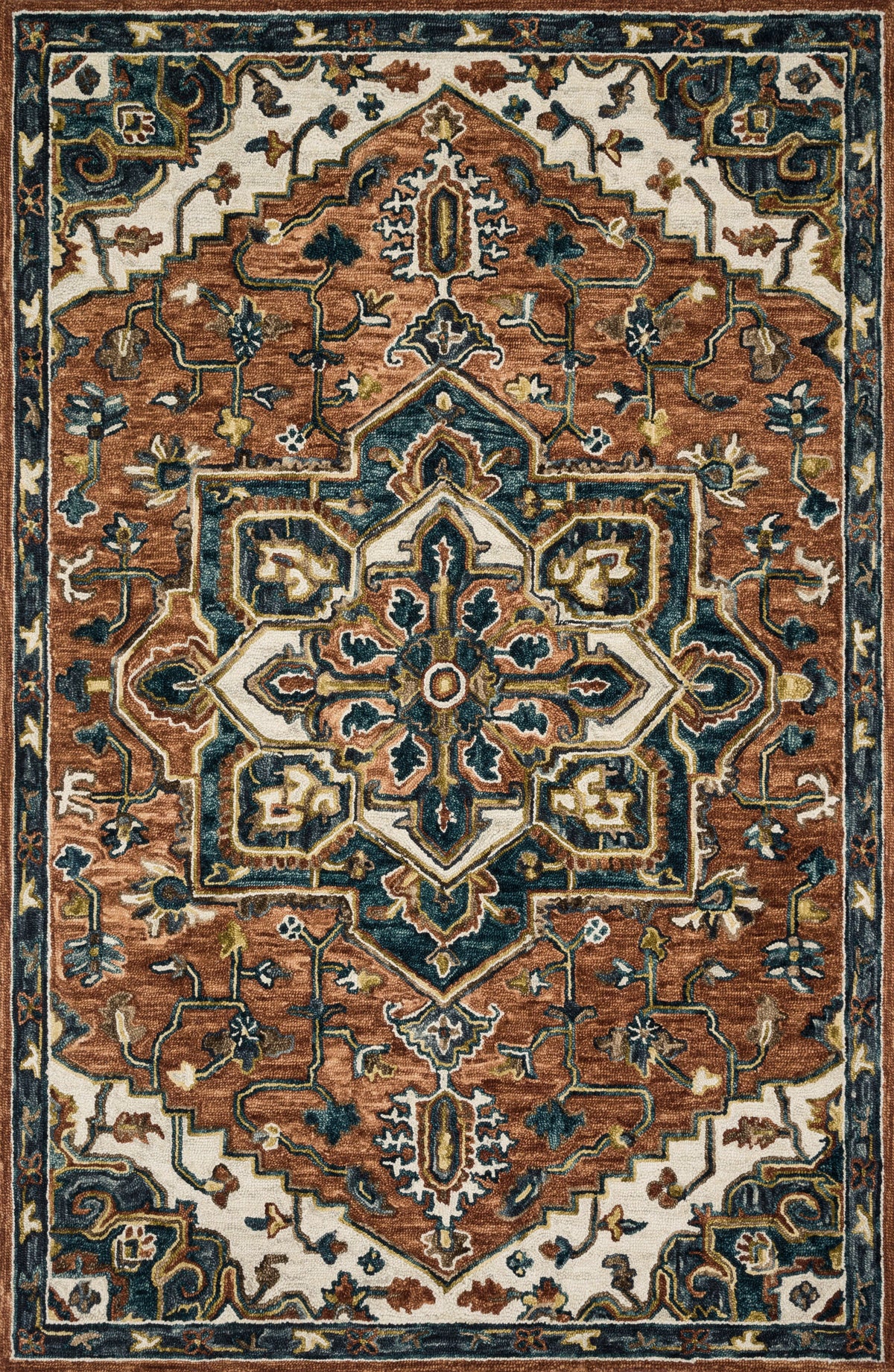 Rust Ivory Rug 9'3 x 13' C86520